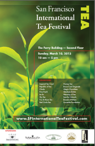 San Francisco International Tea Festival welcome banner
