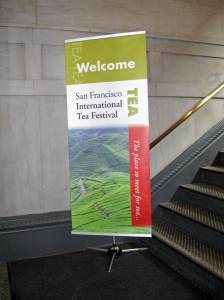 San Francisco International Tea Festival banner from 2012.  Photo: Elizabeth Urbach